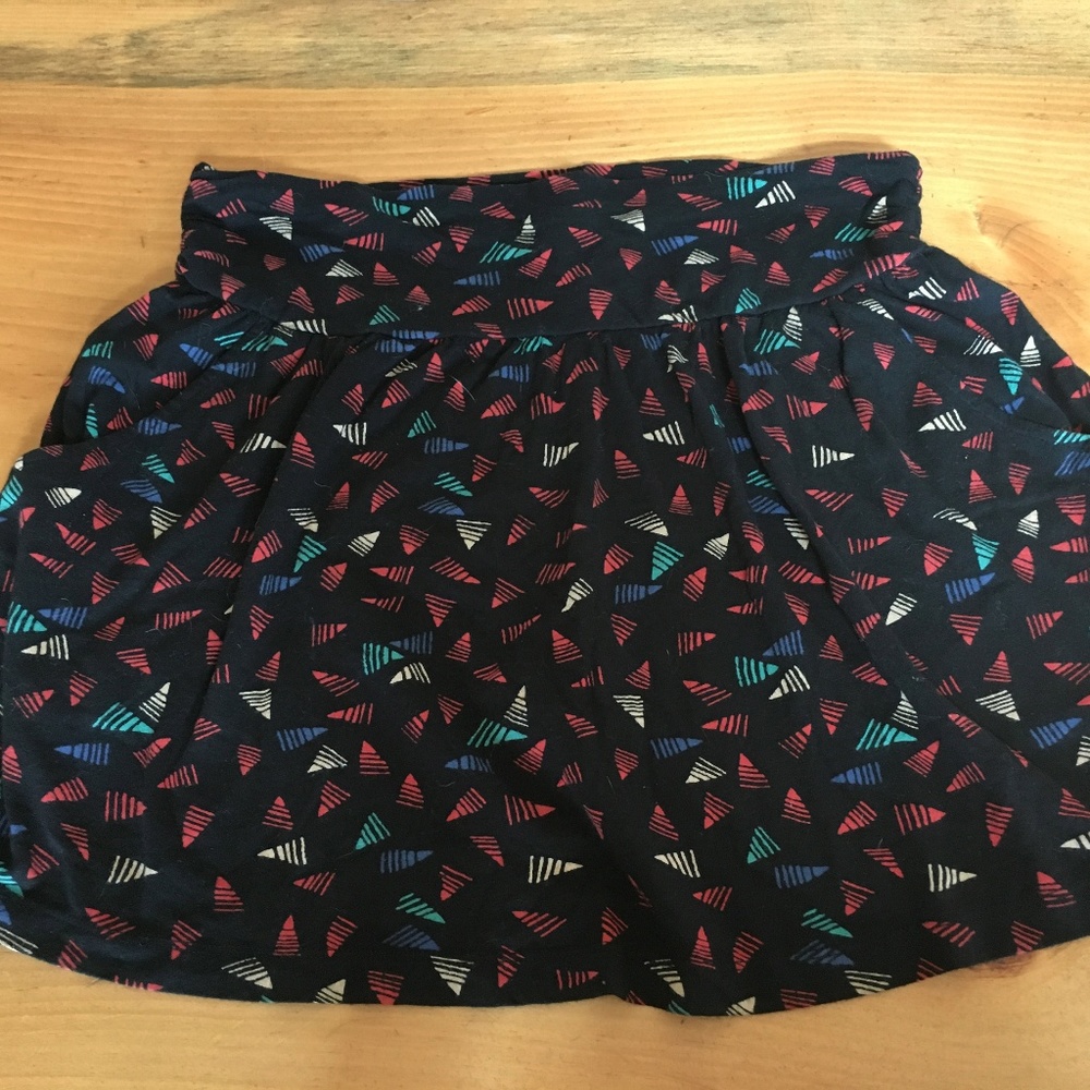 Geometric Art Deco Mini Skirt